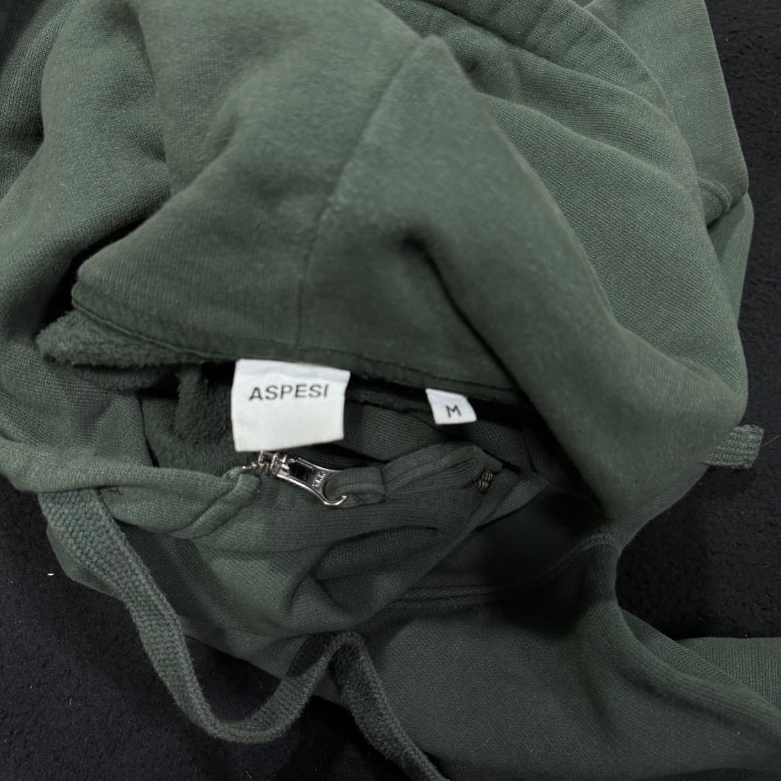 M ASPESI 아스페시 카키 진저브레드 후드집업 상품이미지5