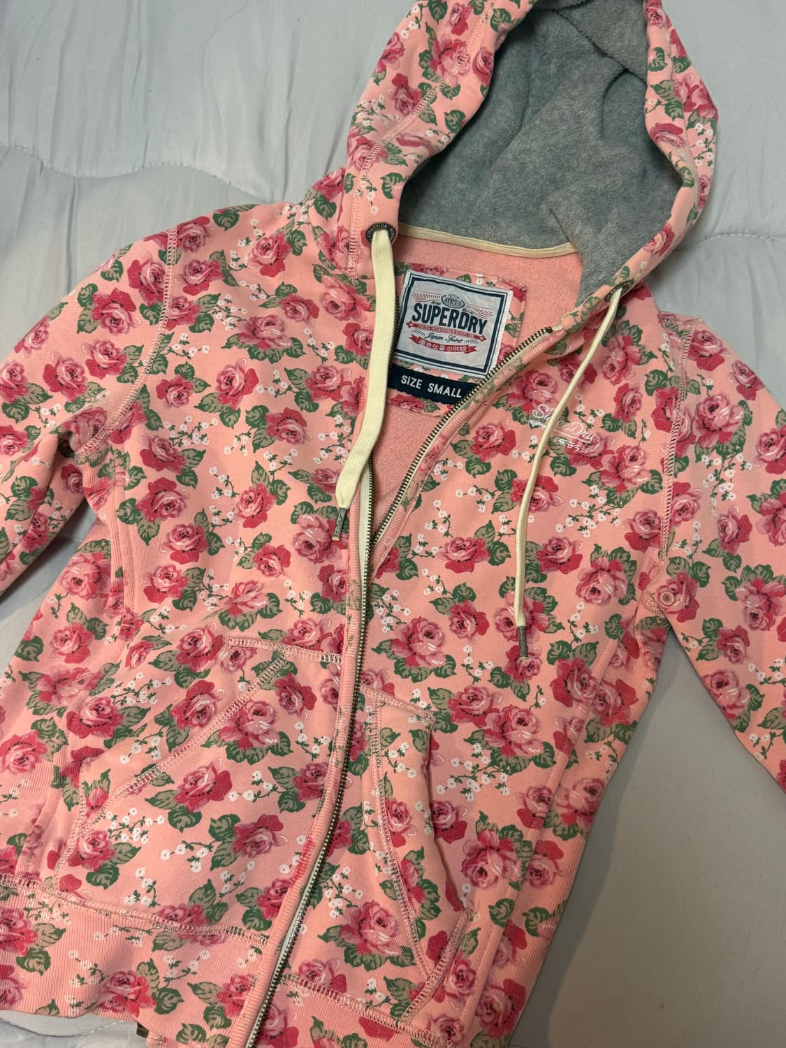 슈퍼드라이 후드집업 핑크  상품이미지1