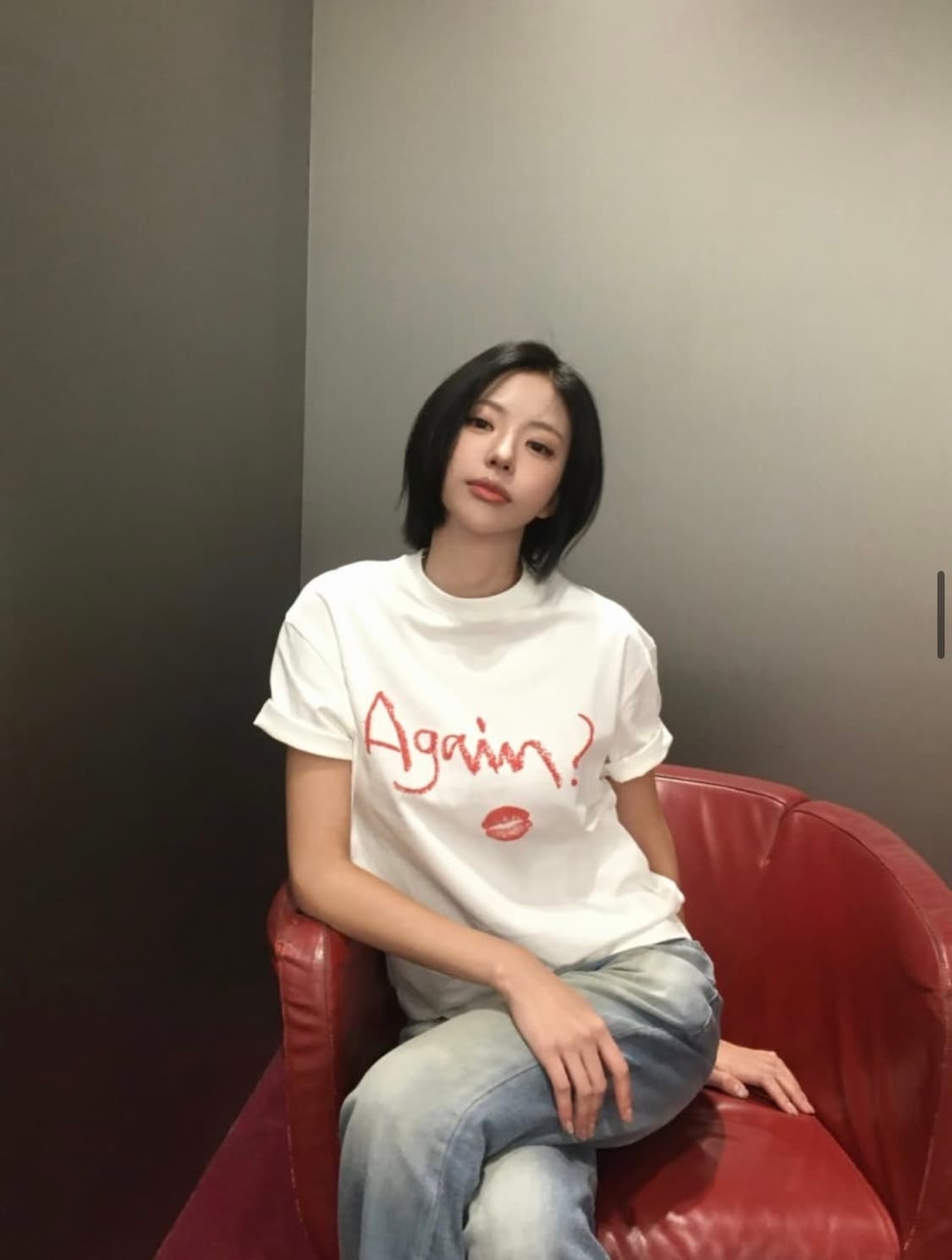 앤더슨벨_ (ESSENTIAL) UNISEX AGAIN LIP T-SHI 상품이미지2