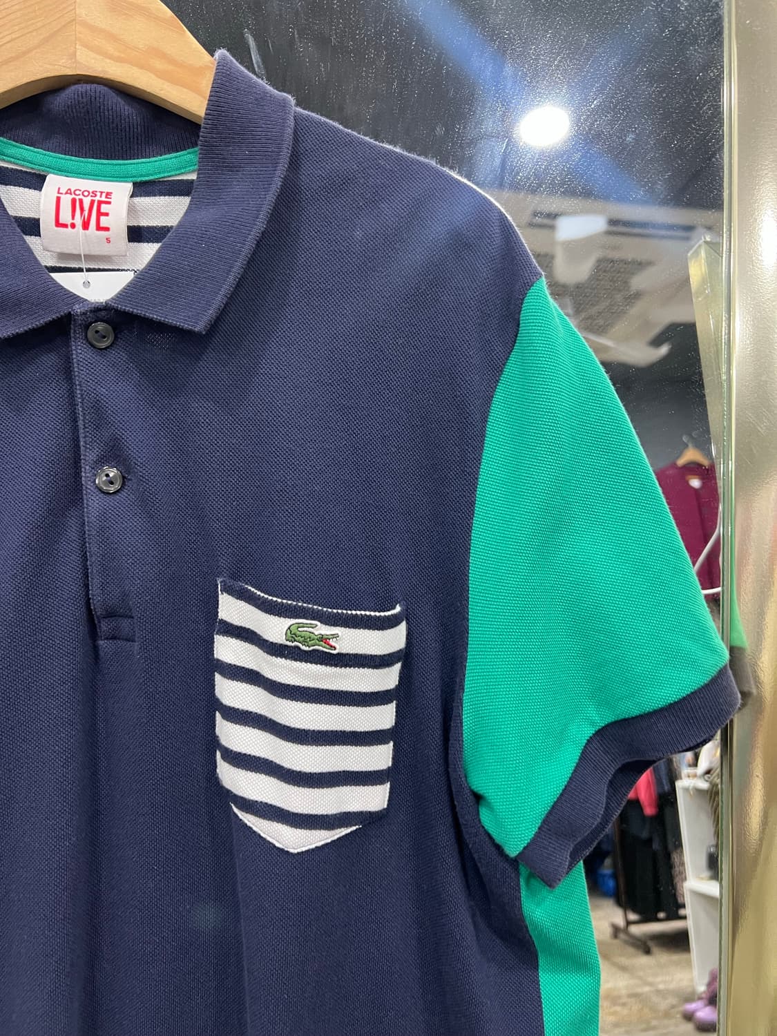 라코스테 패턴 카라셔츠 반팔 상품이미지2