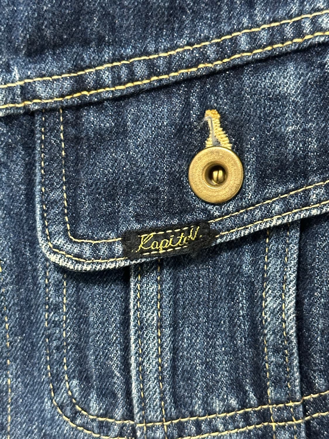  KAPITAL 캐피탈 데님 쇼트 재킷 상품이미지4