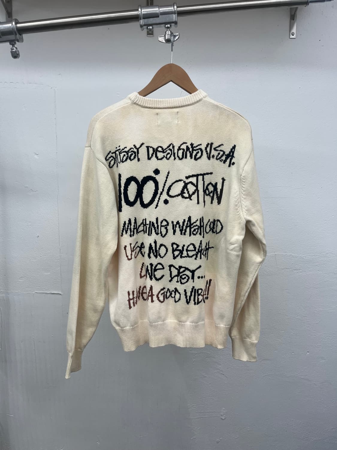 XL) STUSSY CARE LABEL KNIT 상품이미지5