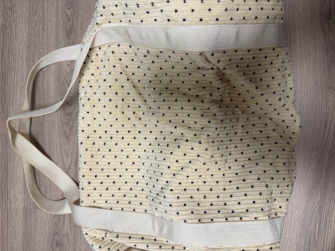 wsc아카이브 도트 배럴백 크림  상품이미지2