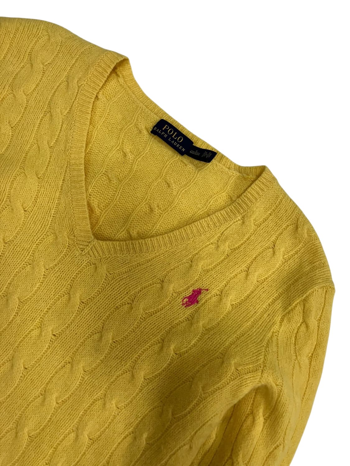 폴로 랄프로렌 케이블의 캐시미어 니트 S  상품이미지2