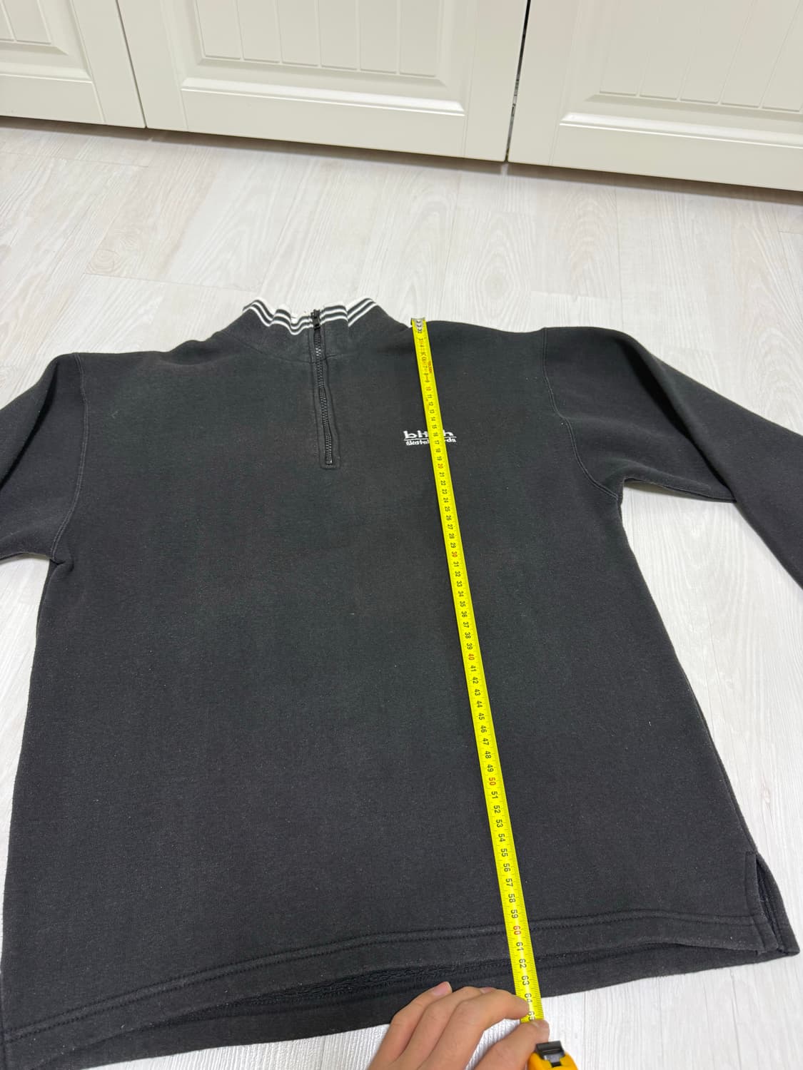 bitch skateboards 하프집업 맨투맨 블랙 L 상품이미지5