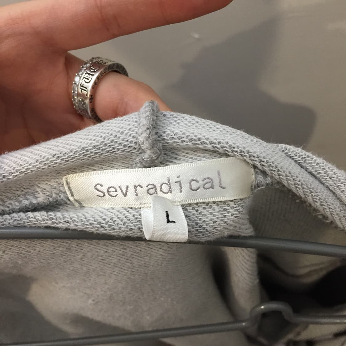 Sevradical 모리걸 히메갸루 그레이 원피스 후드집업 상품이미지4