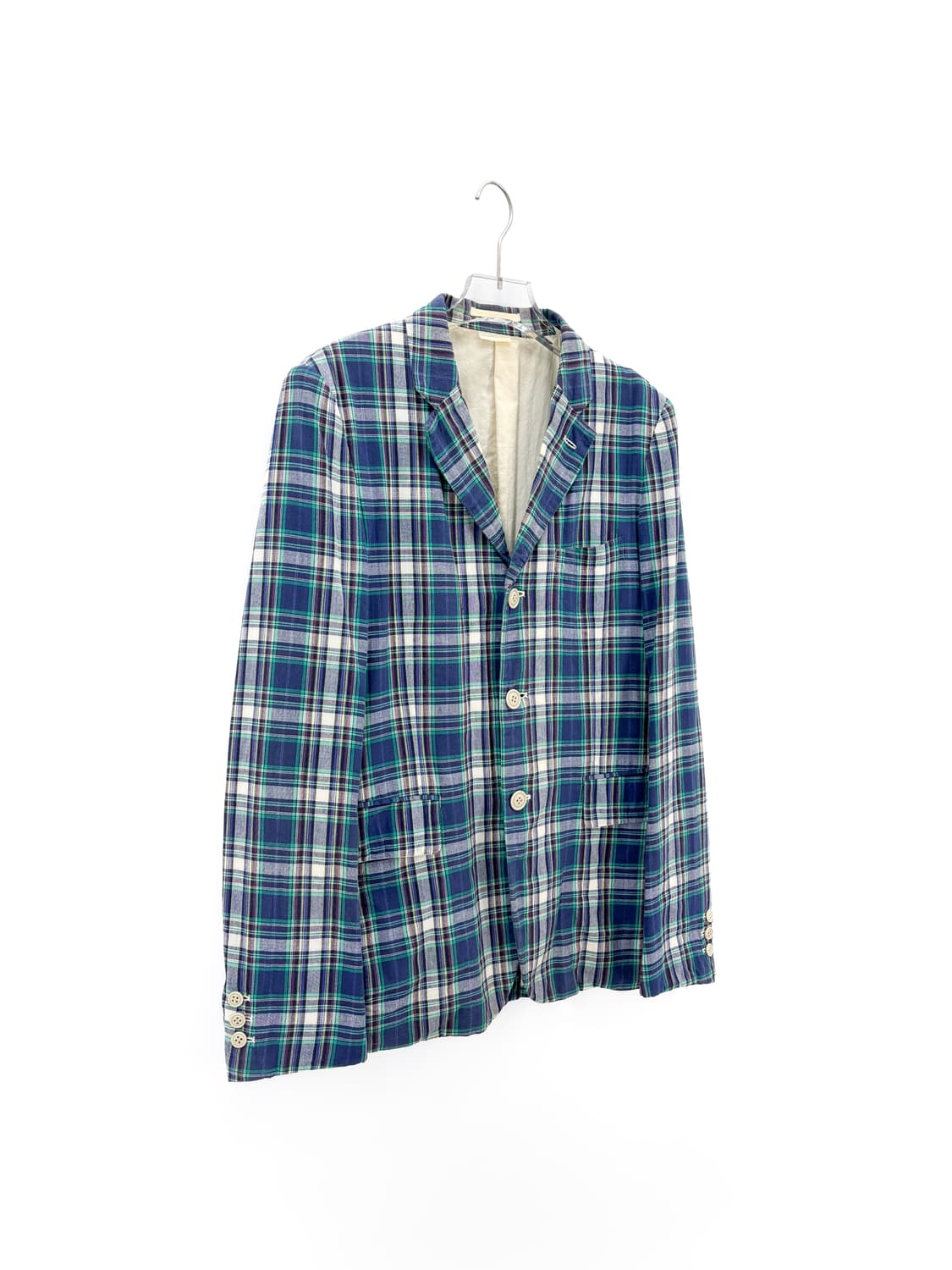 꼼데가르송 옴므 플러스 AD2007 체크 블레이저 자켓 상품이미지2