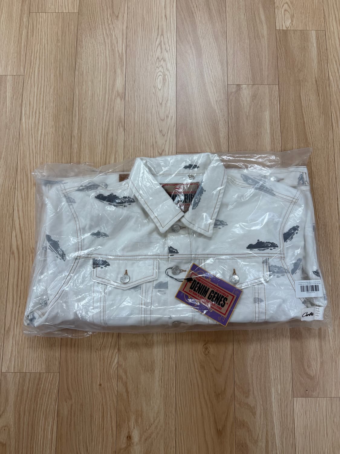 코르테이즈 corteiz 알카트라즈 데님 자켓 화이트 상품이미지3