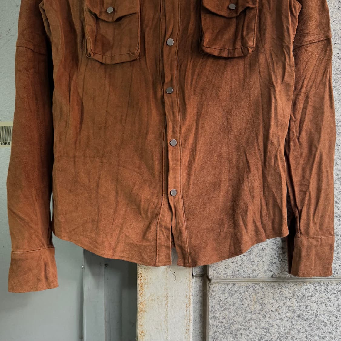 어나더샵 투포켓 웨스턴 스웨이드 셔츠 상품이미지4