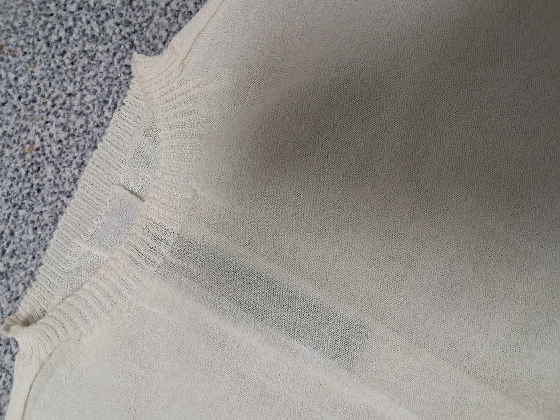 릭오웬스 아이보리 색상 니트  상품이미지3