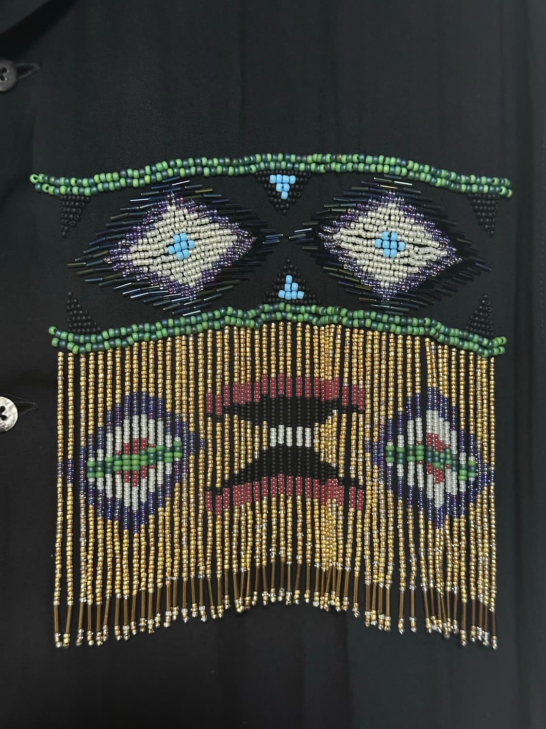 [5]캐피탈 레이온 비즈 프린지 로버 알로하 셔츠 상품이미지2