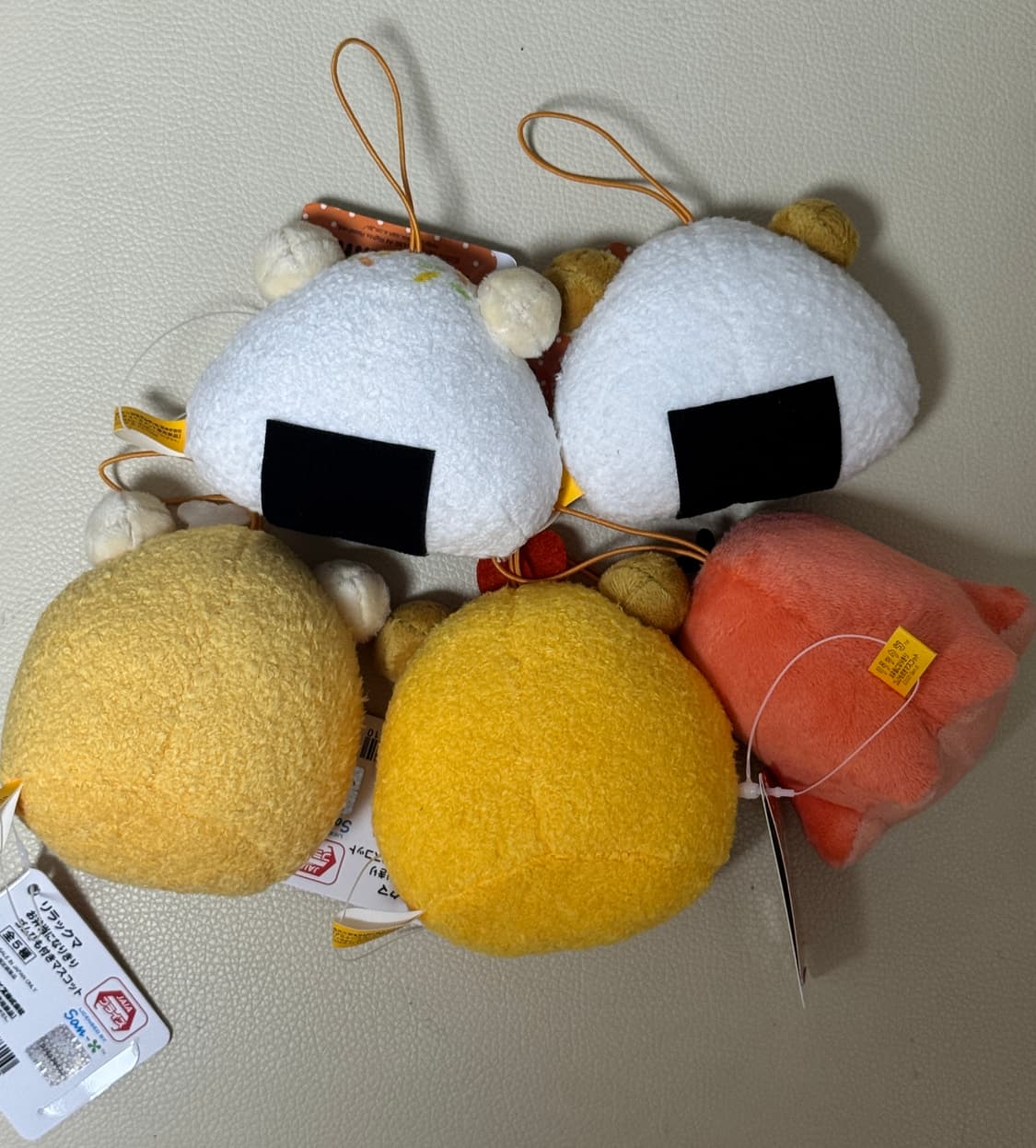 (일괄)리락쿠마 오벤또 오니기리 나리키리 마스코트 프라이즈 인형 상품이미지2