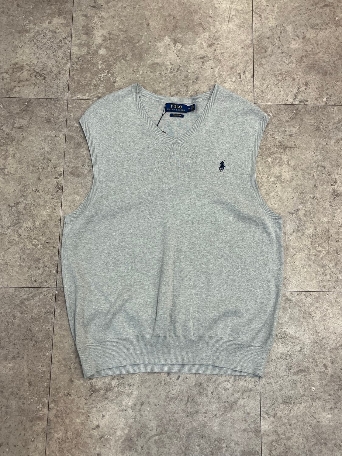 폴로 랄프로렌 니트 베스트 그레이 M #csz3497 상품이미지4
