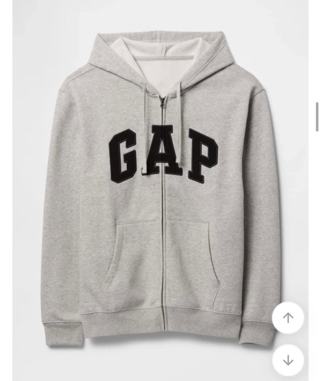 Gap 기모 후드집업 S사이즈 상품이미지1