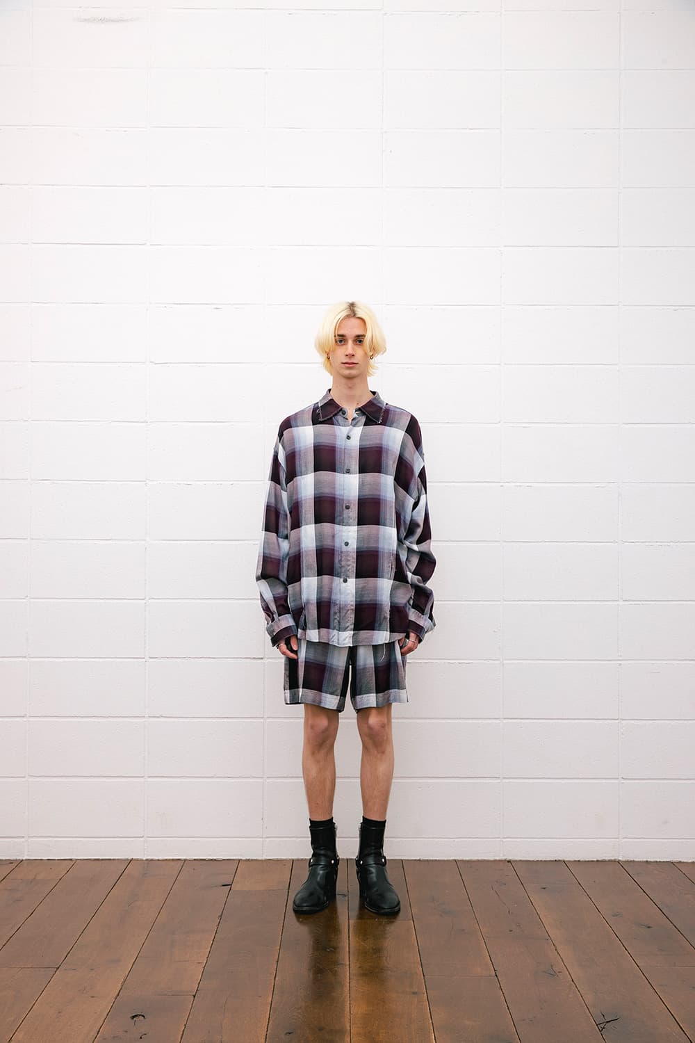 [3] unused x sugarhill 레이온 셔츠 언유즈드 슈가힐 상품이미지2