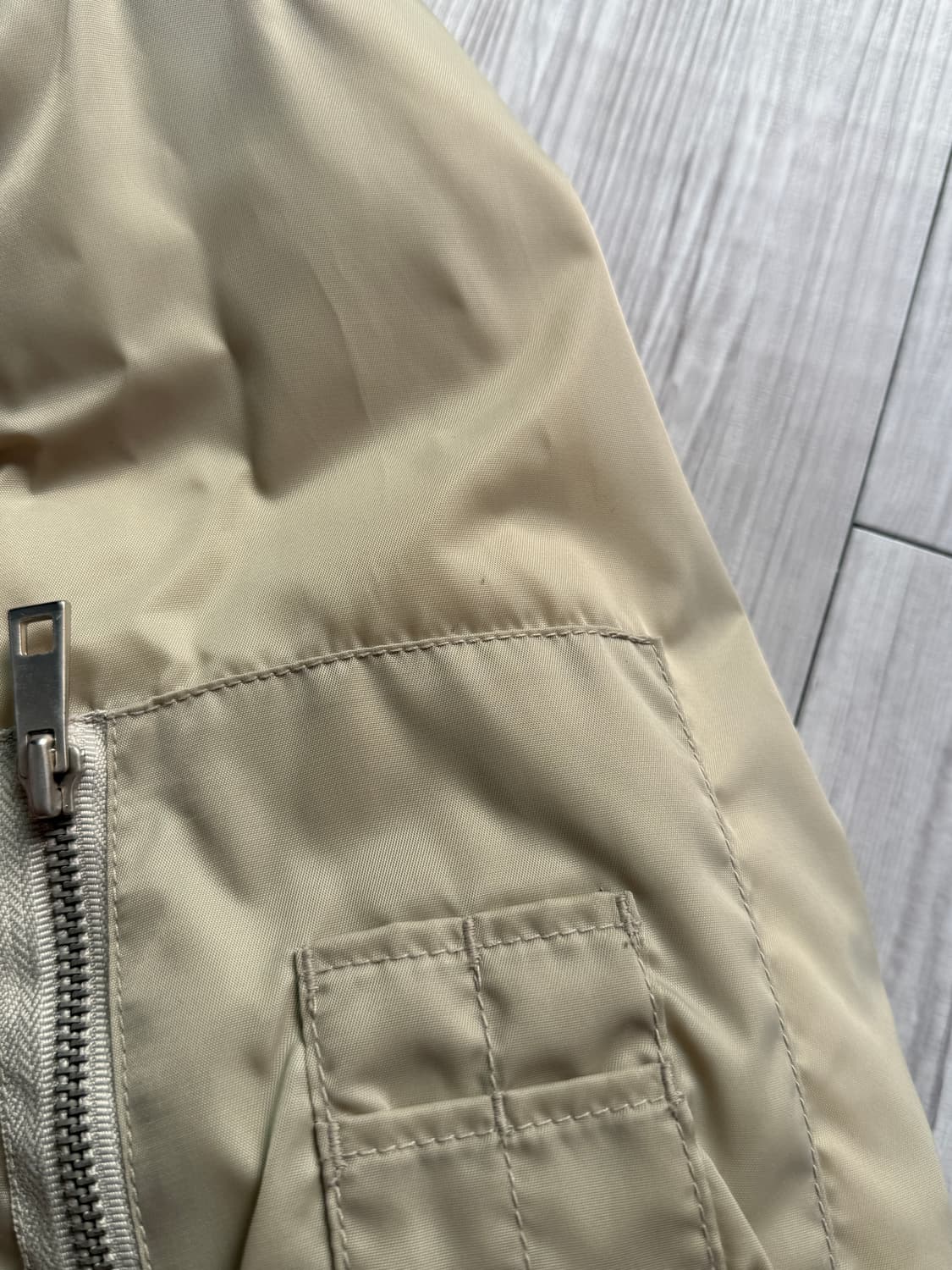 [M] 쿠어 오버핏 MA-1 크림베이지 상품이미지5