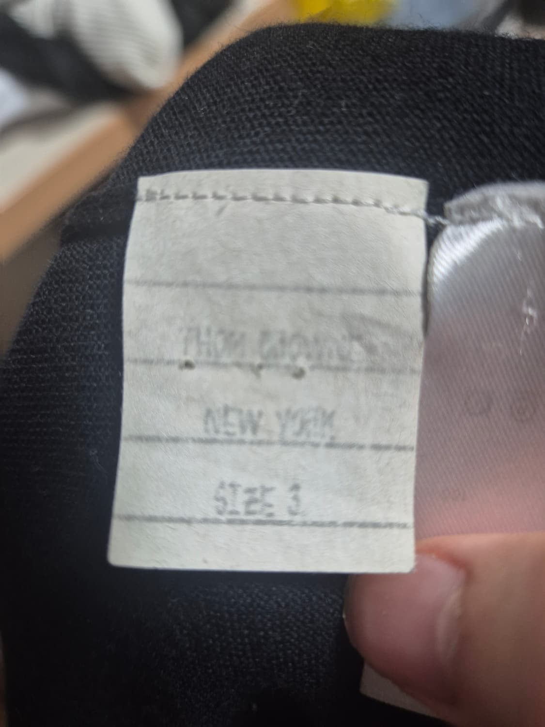 톰브라운 블랙 울가디건 상품이미지2