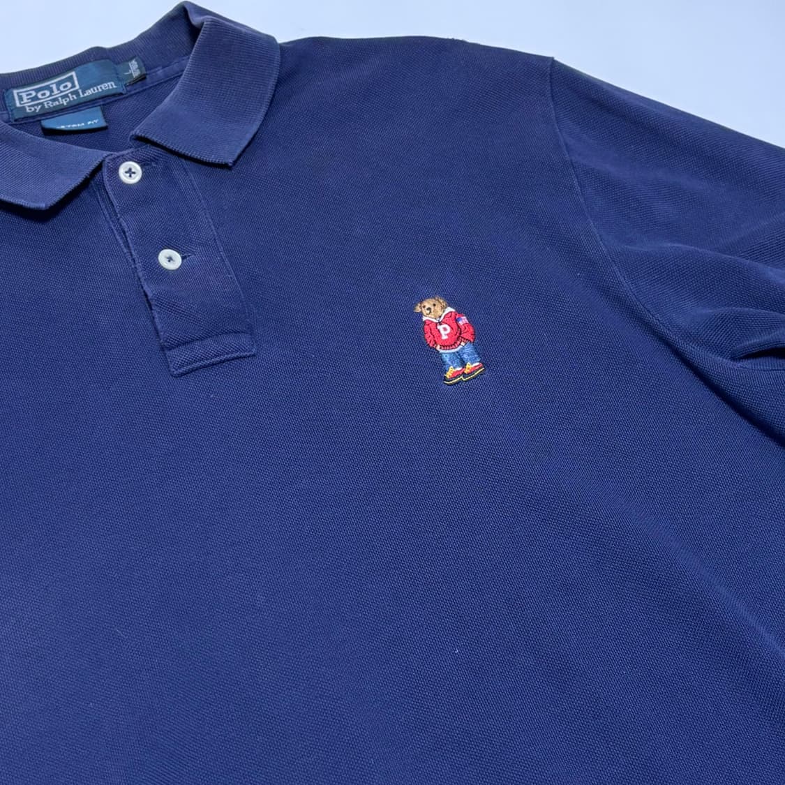 폴로 랄프로렌 폴로 베어 커스텀 핏 롱슬리브 카라 티셔츠 상품이미지2