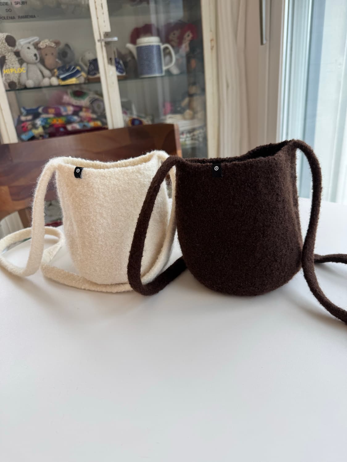 Cecilie Telle ball bag 스몰아이보리색 상품이미지5