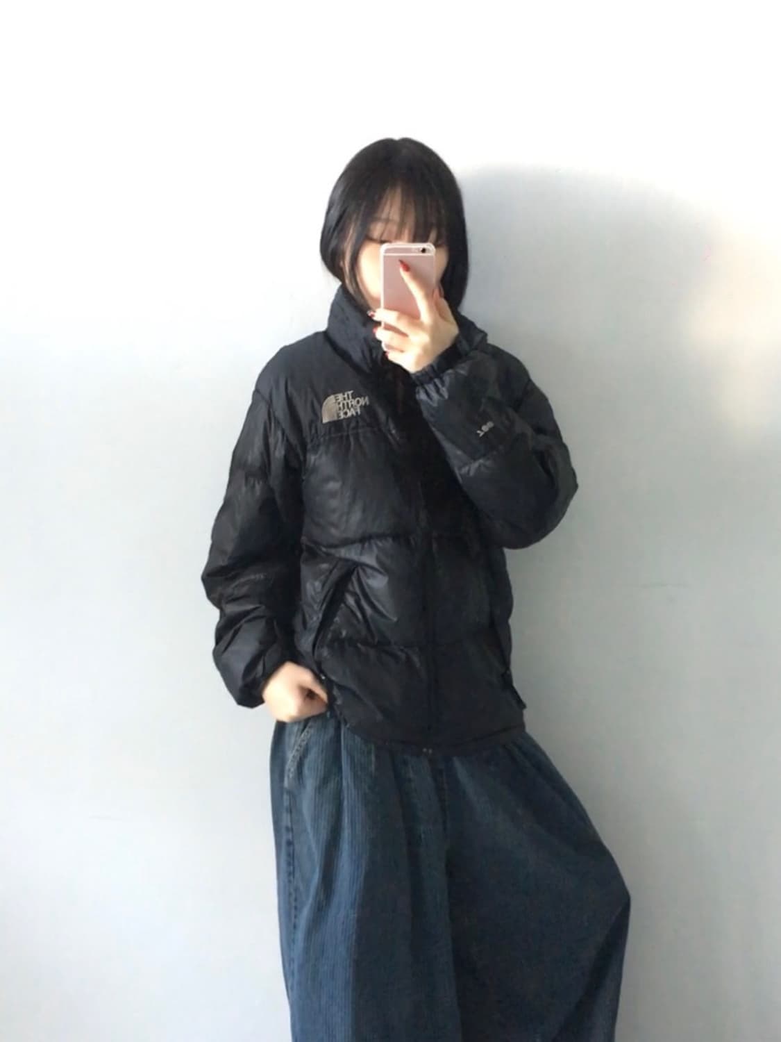 노스페이스 눕시 구스다운 블랙 상품이미지2