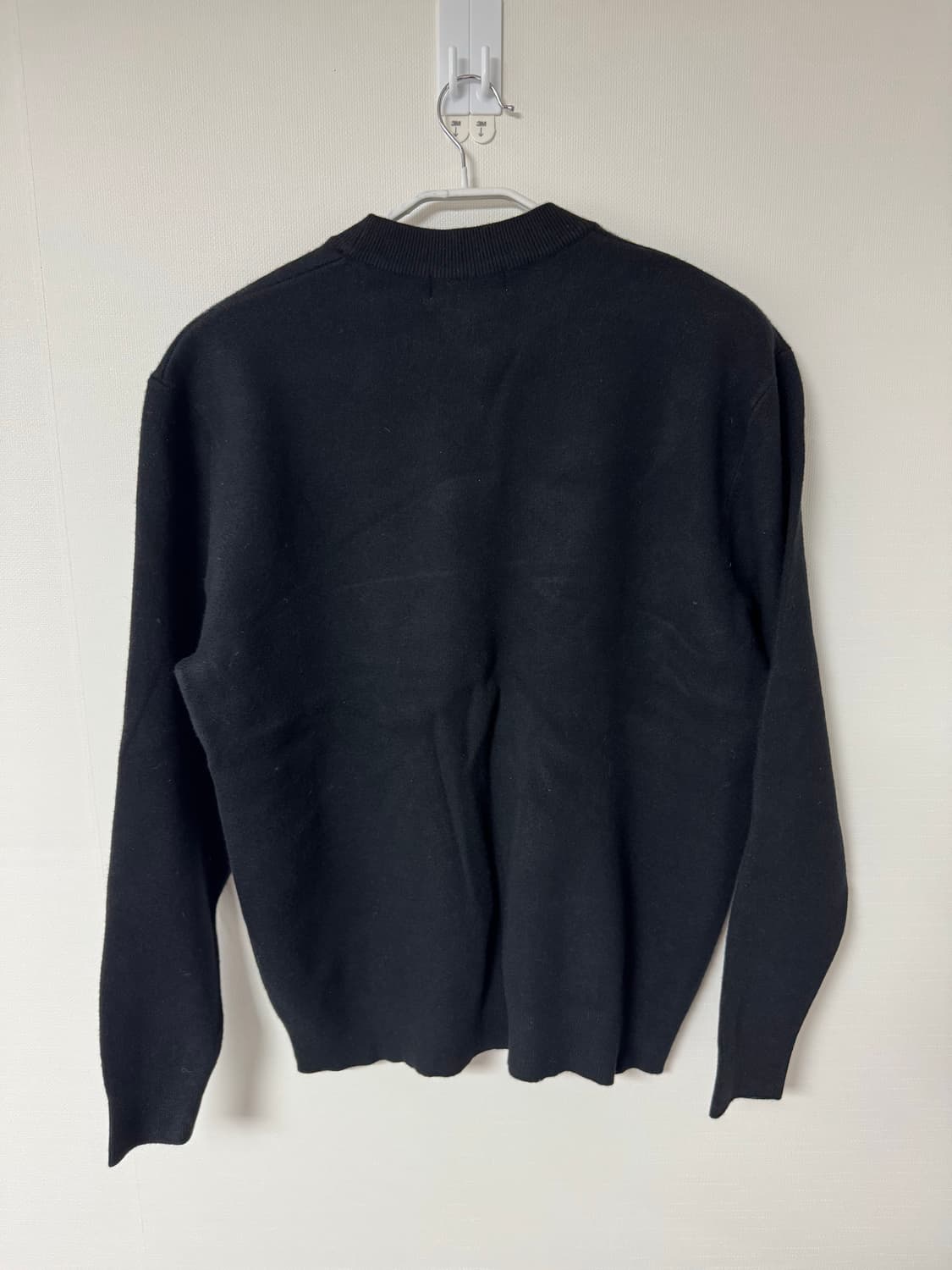 100) 캐시미어 블렌드 블랙니트 상품이미지2