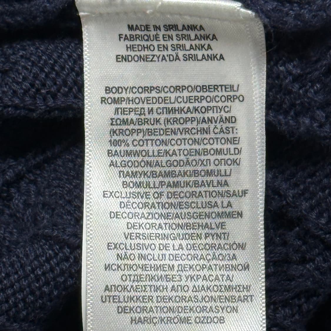 L 폴로랄프로렌 네이비 케이블 니트 상품이미지5