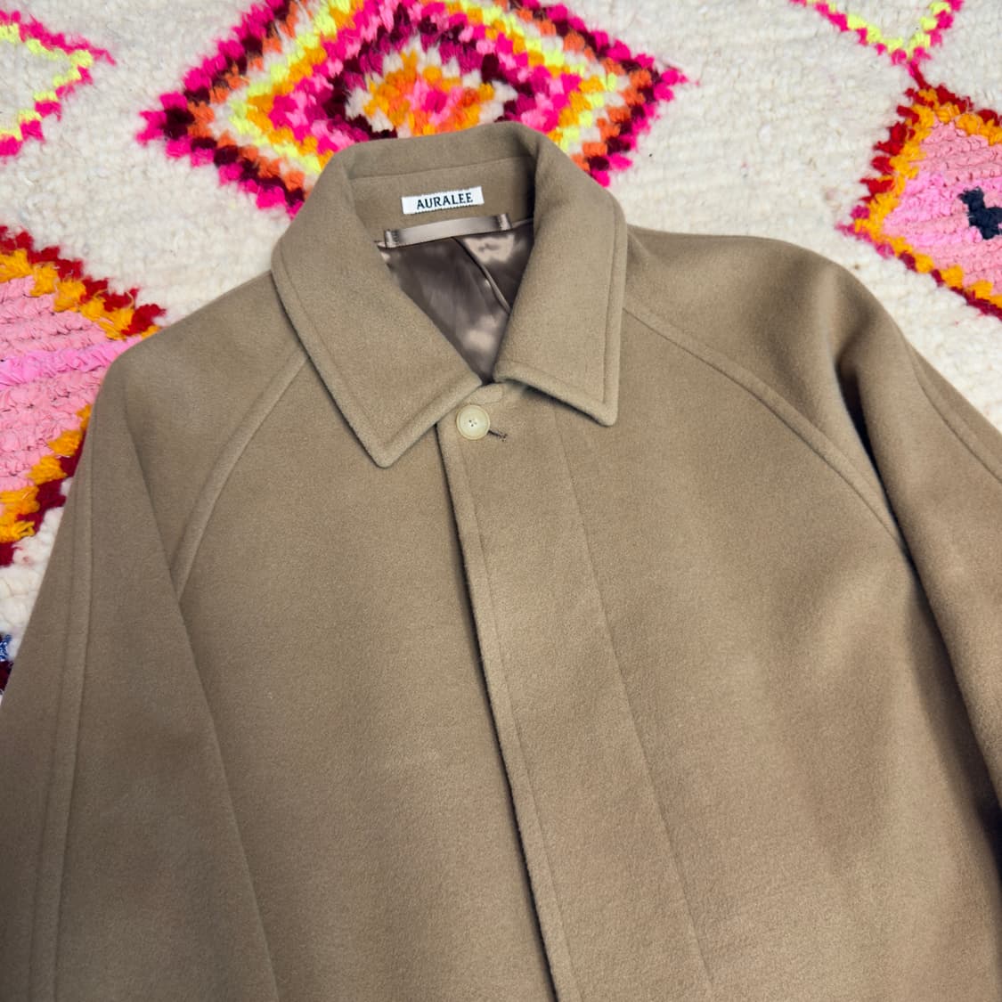 오라리 캐시미어 울 모저코트 상품이미지1