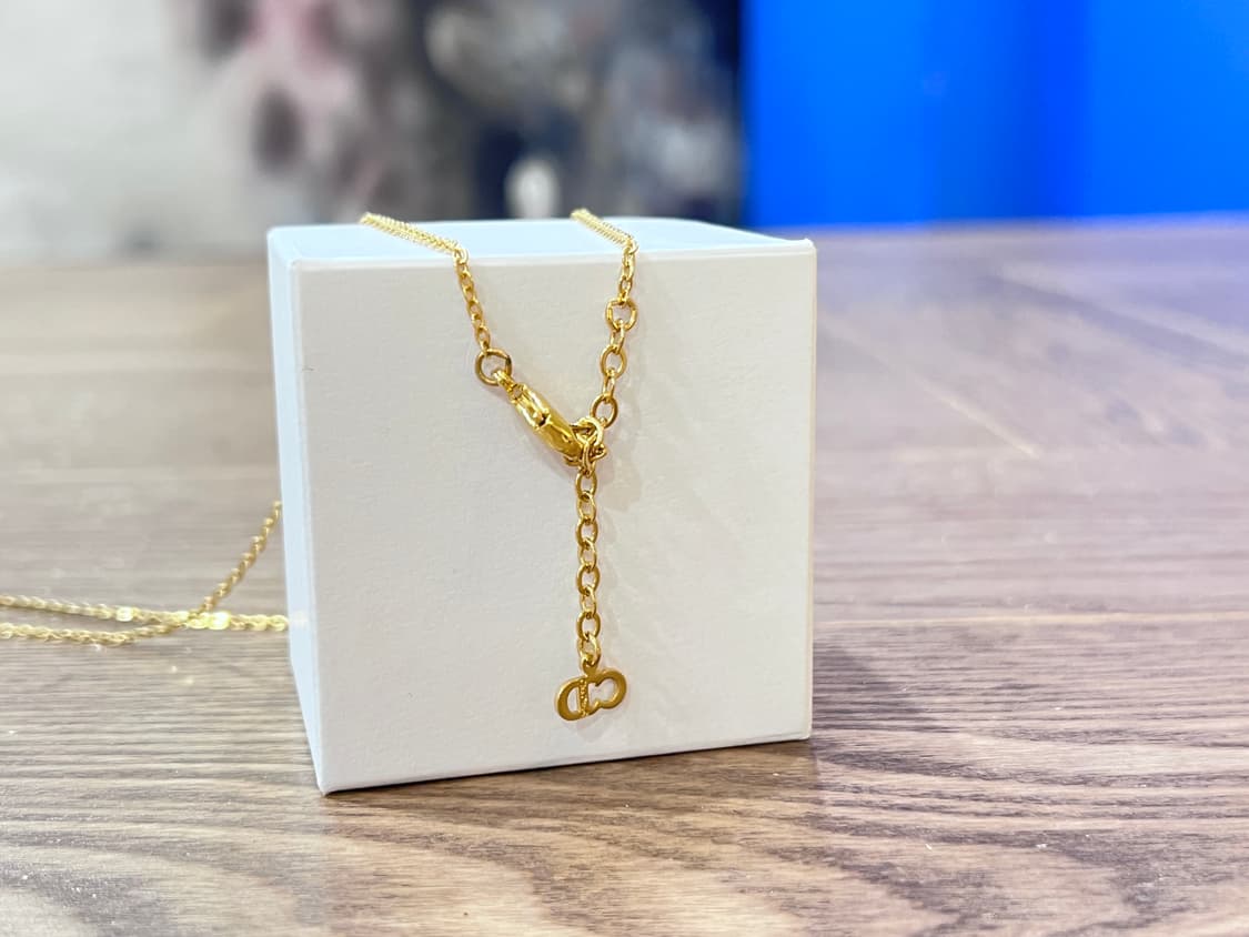 디올 빈티지 하트 펜던트 목걸이ෆ 상품이미지3