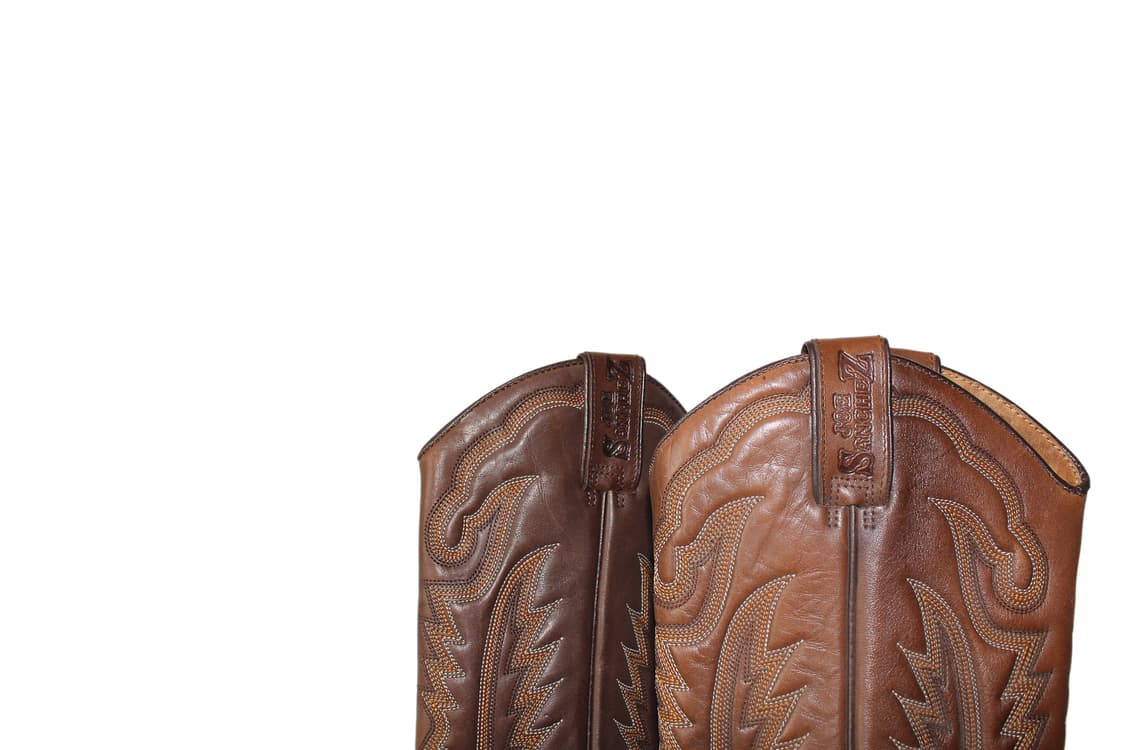 Joe Sanchez 1963 레더 웨스턴 부츠 상품이미지5