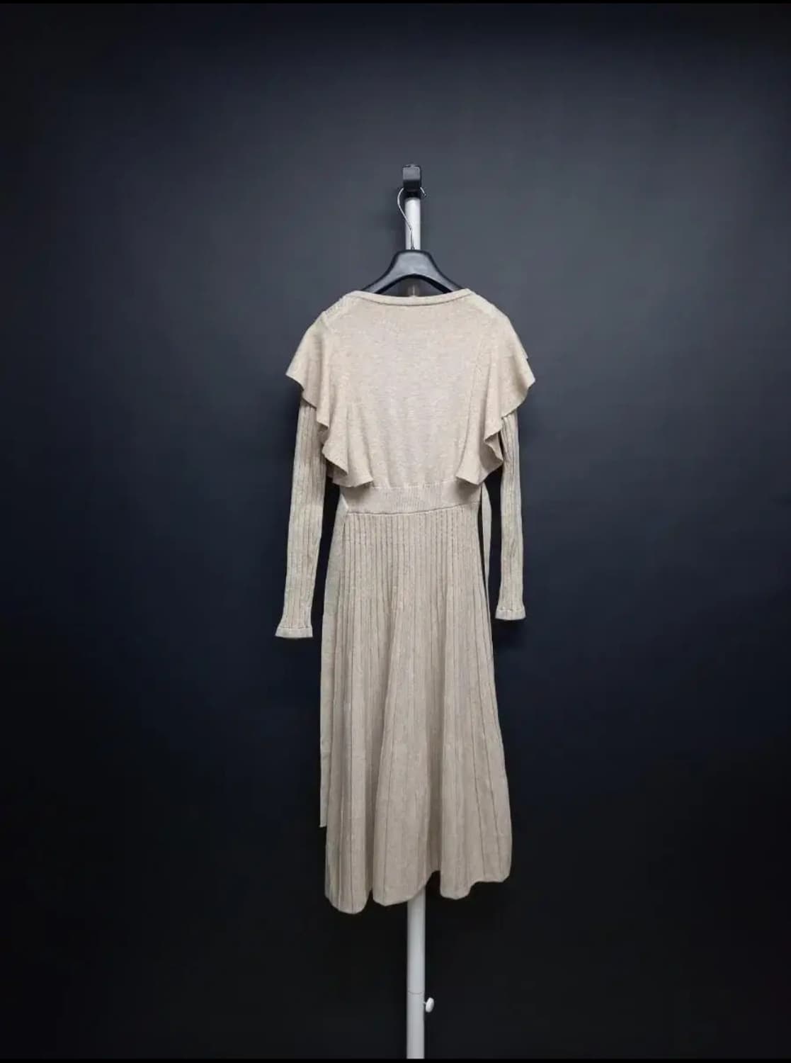 새 로드샵 춘추동 니트 플레어 롱 원피스 F 33-55 상품이미지2