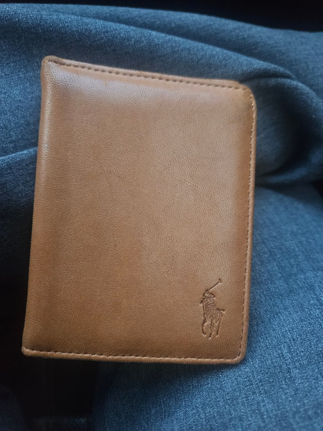 폴로 랄프로렌  양가죽 3단 지갑 상품이미지1