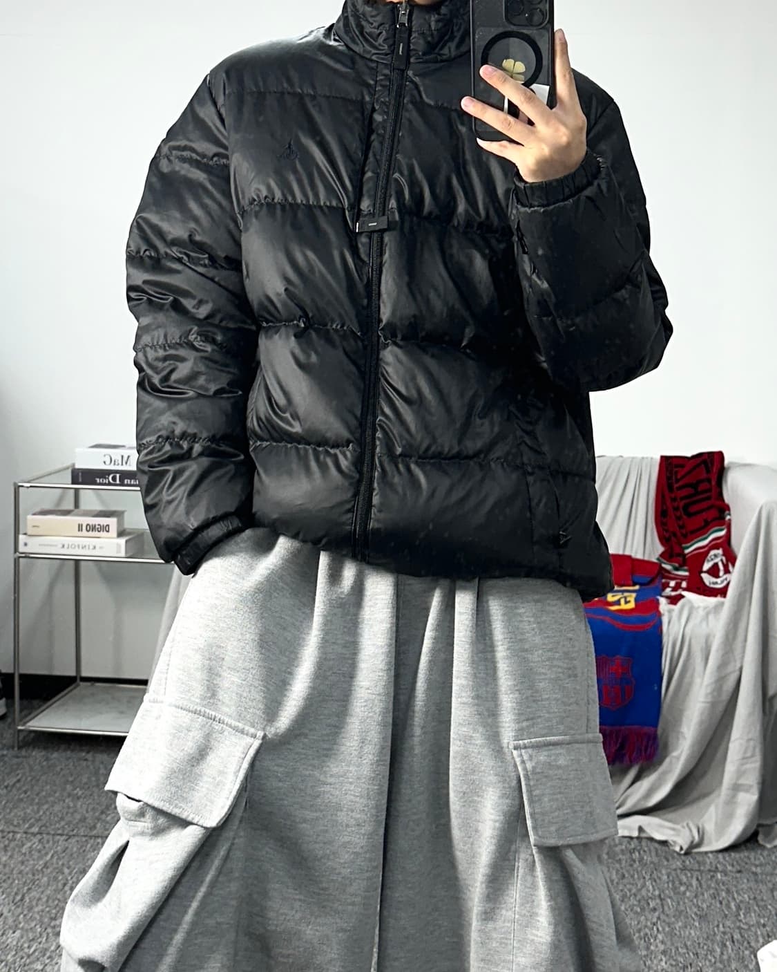 빈폴 스몰로고 블랙 패딩 XL 상품이미지3