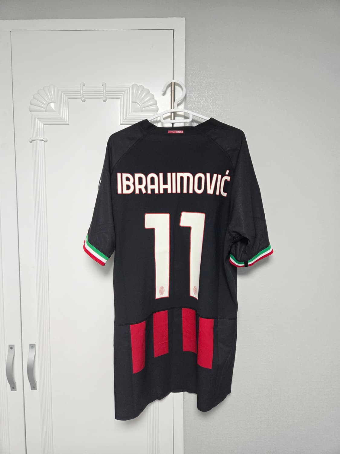 AC밀란 23/24 홈 즐라탄 유니폼 어센틱 XL 새상품 상품이미지2