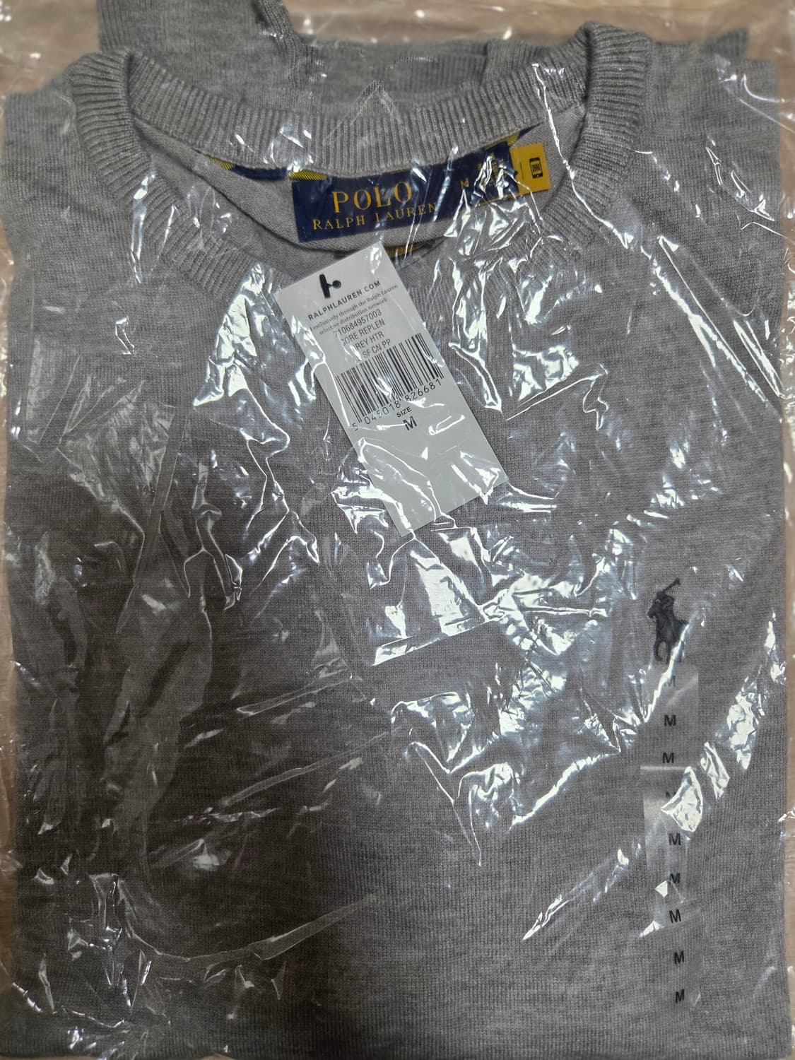 (새상품)폴로 랄프로렌 피마코튼 니트 M 상품이미지4