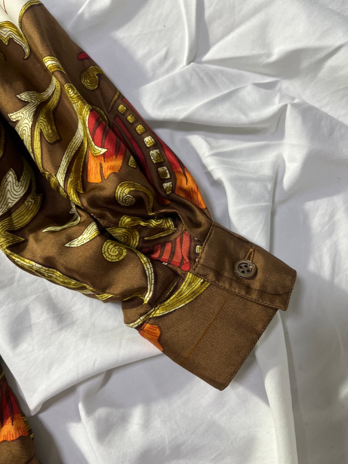 에르메스 바로크 패턴 실크 셔츠 상품이미지6