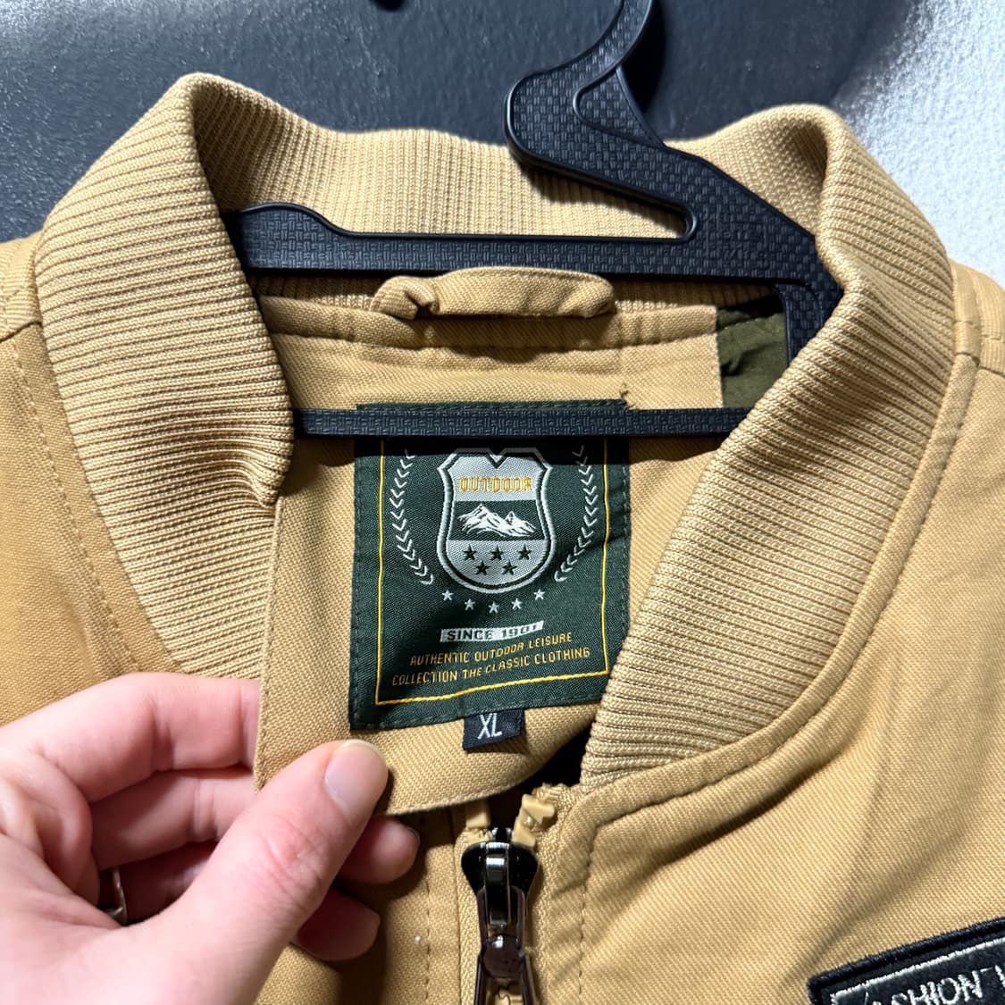 VTG 빈티지 자수 패치 디테일 코튼 집업 블루종 자켓 상품이미지7