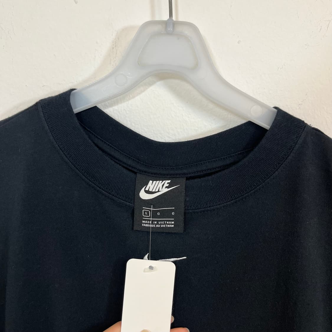 Nike center logo black t-shirt 상품이미지6