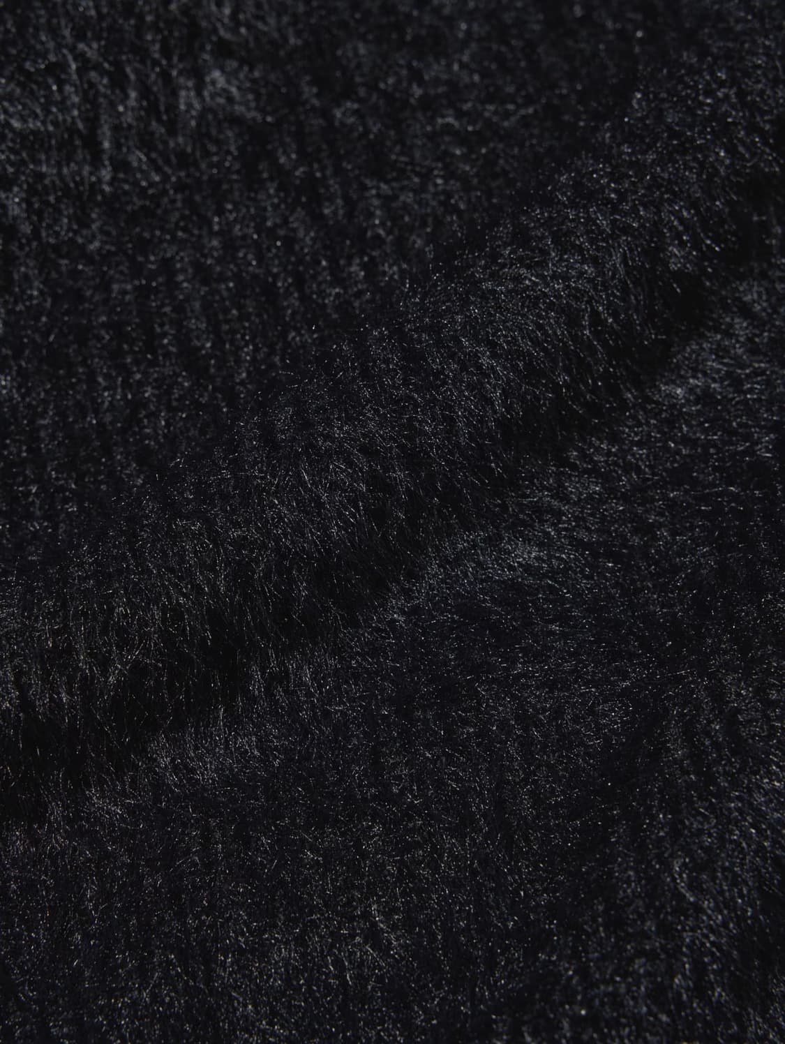 Gu 언더커버 샤기 크루넥 니트 스웨터 블랙 / L 상품이미지3