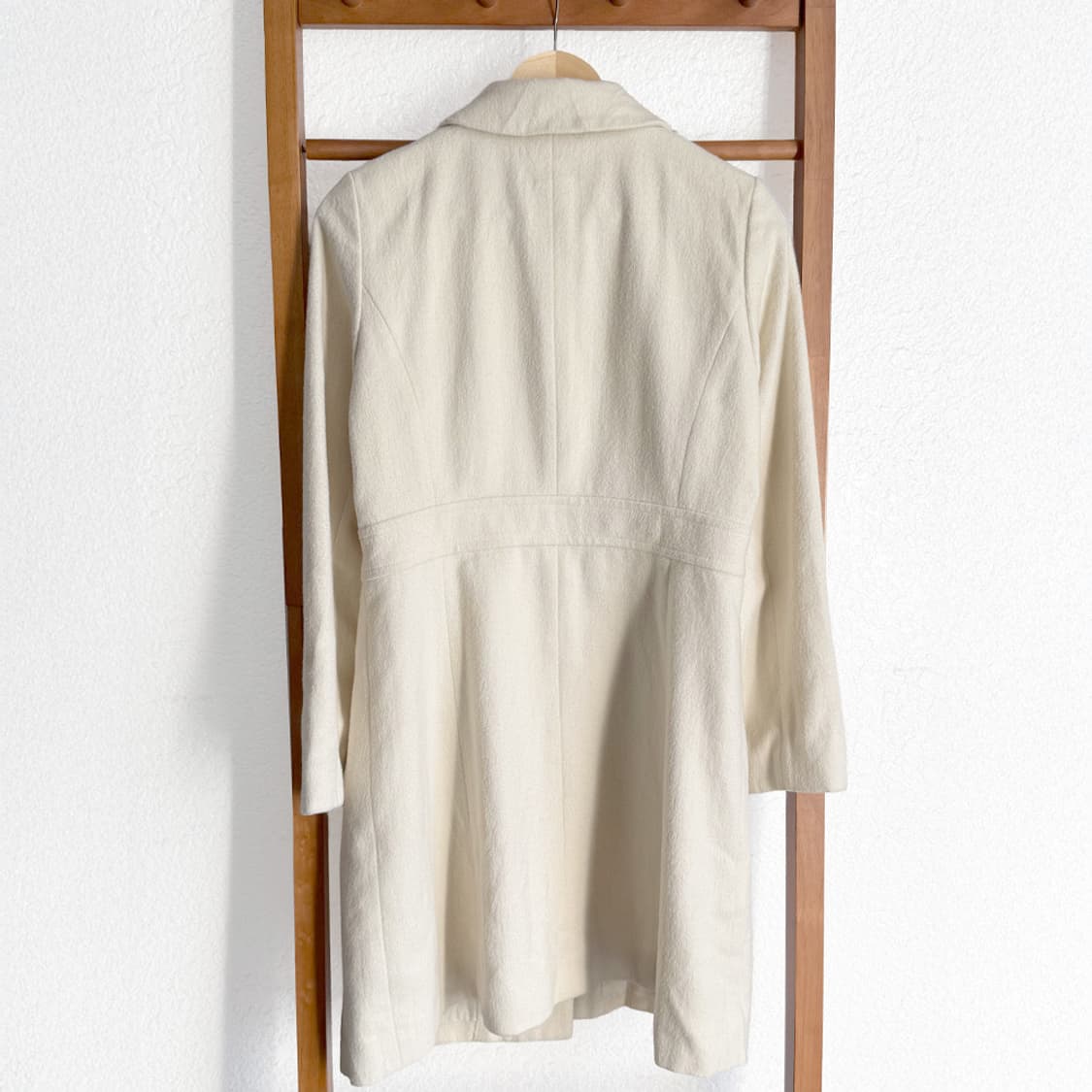 하루카 크림 톤 울 코트 상품이미지7