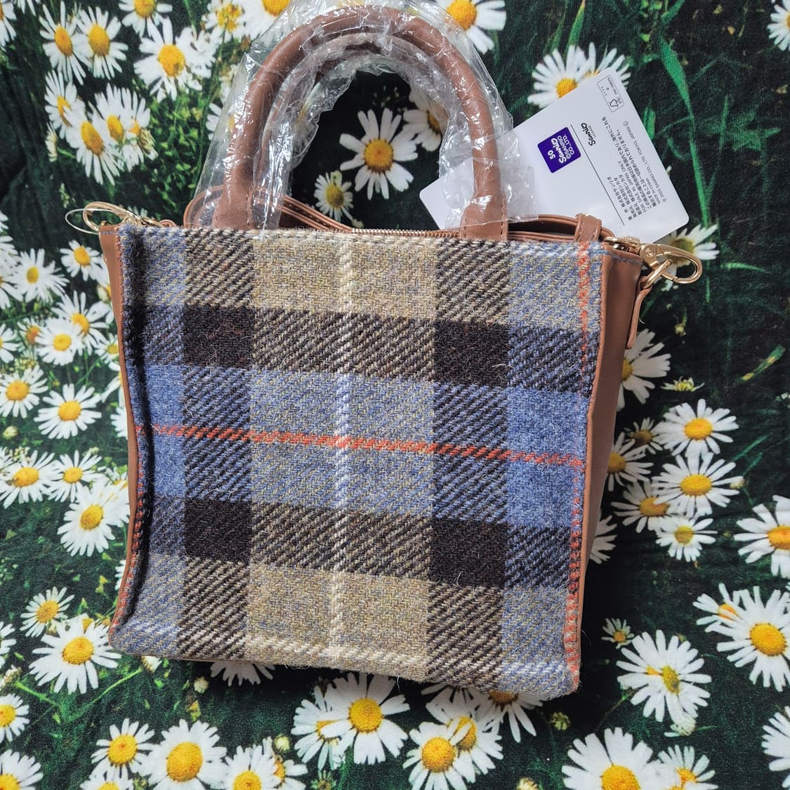 HELLO KITTY x 해리스트위드 2way 가방 새상품 상품이미지3