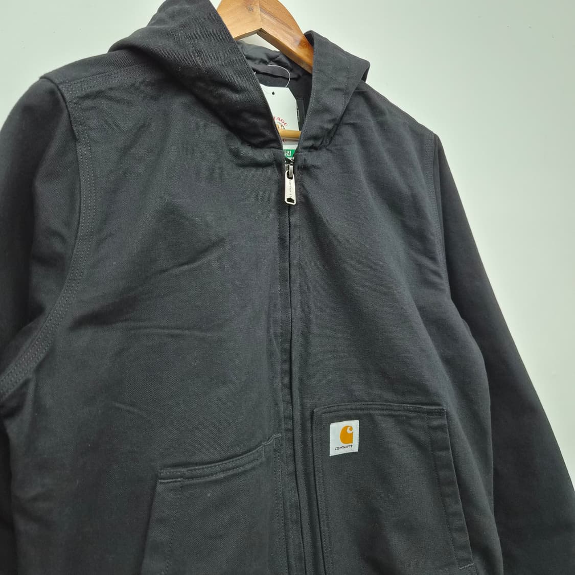 칼하트 블랙 후드 액티브 자켓 남녀공용 M 상품이미지2