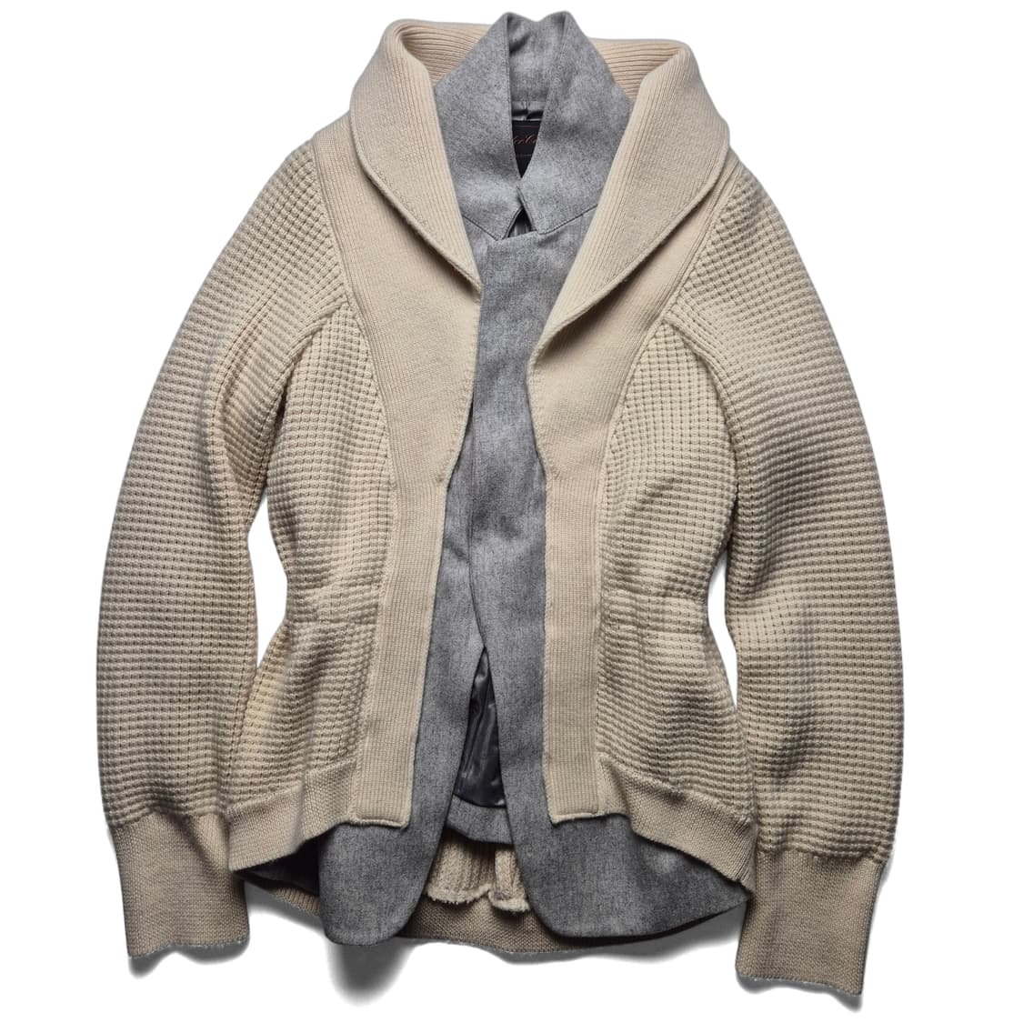 [1] 언더커버 07/08 A/W 레이어드 울 니트 자켓 상품이미지2