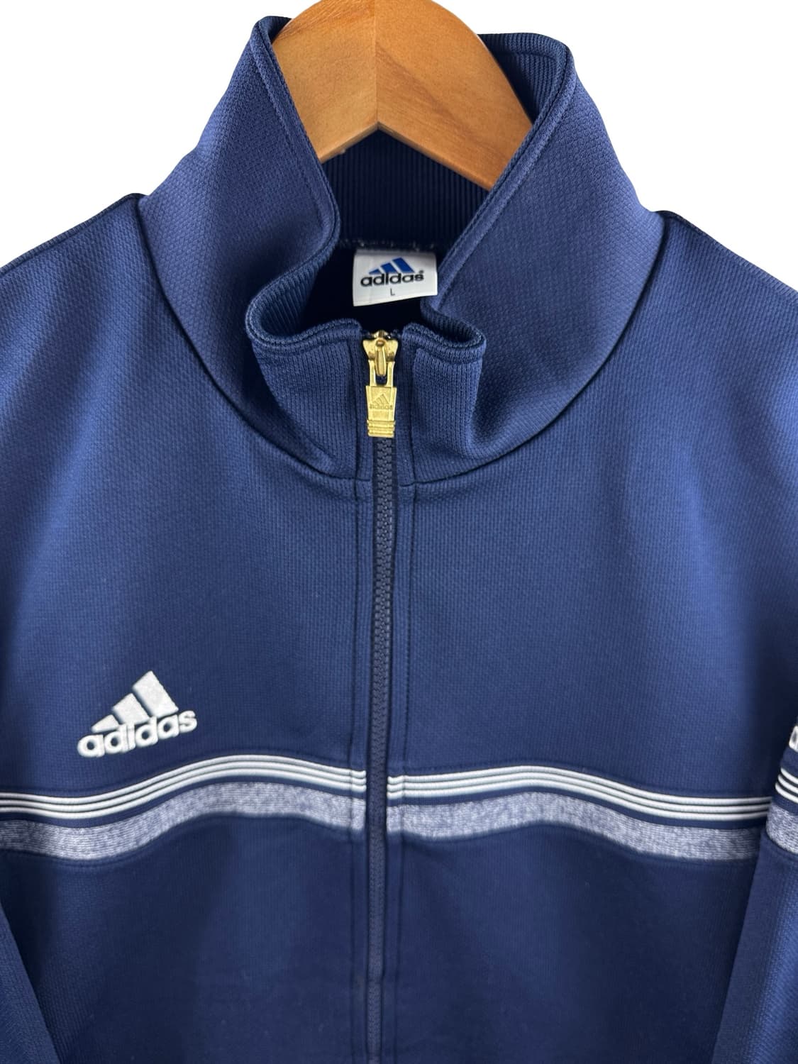 90s 아디다스 올드스쿨 데상트 네이비 트랙탑져지3055 상품이미지3