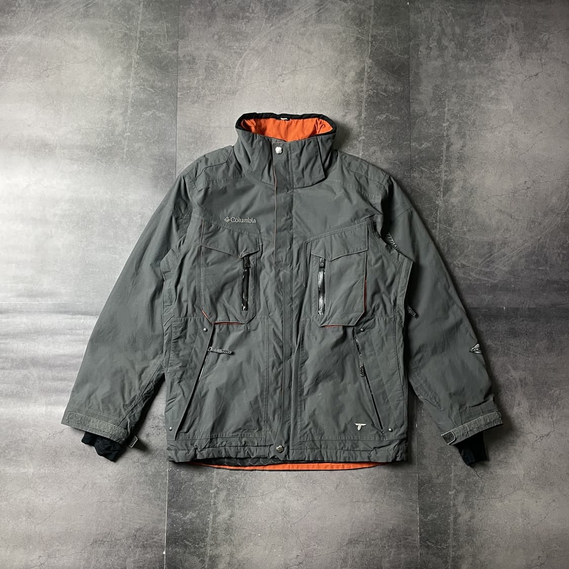 COLUMBIA 00s 컬럼비아 카키 밀리터리 윈드브레이커 A00579 상품이미지1