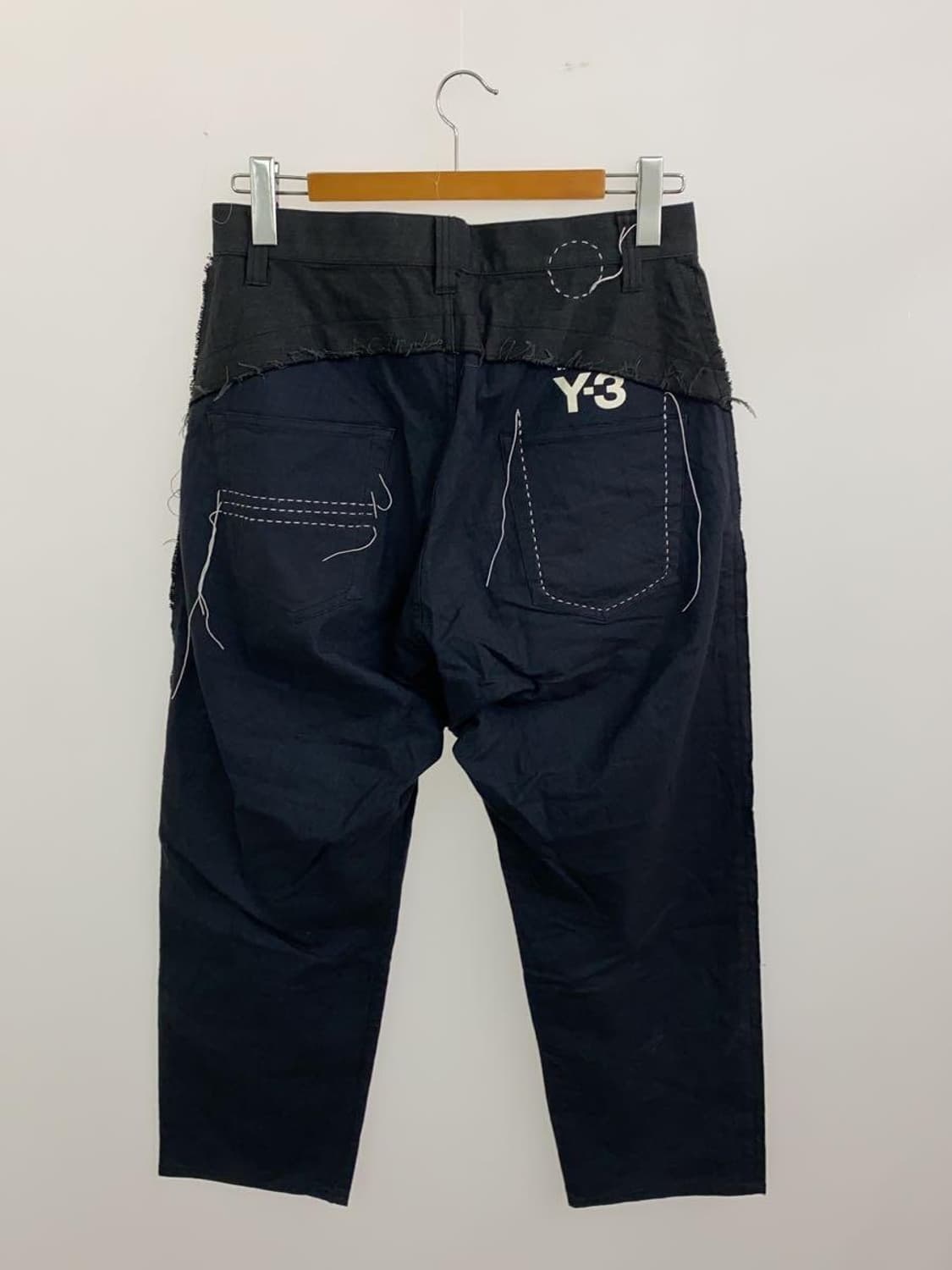 Y-3 요지야마모토 H본 팬츠 네이비 XS 상품이미지3