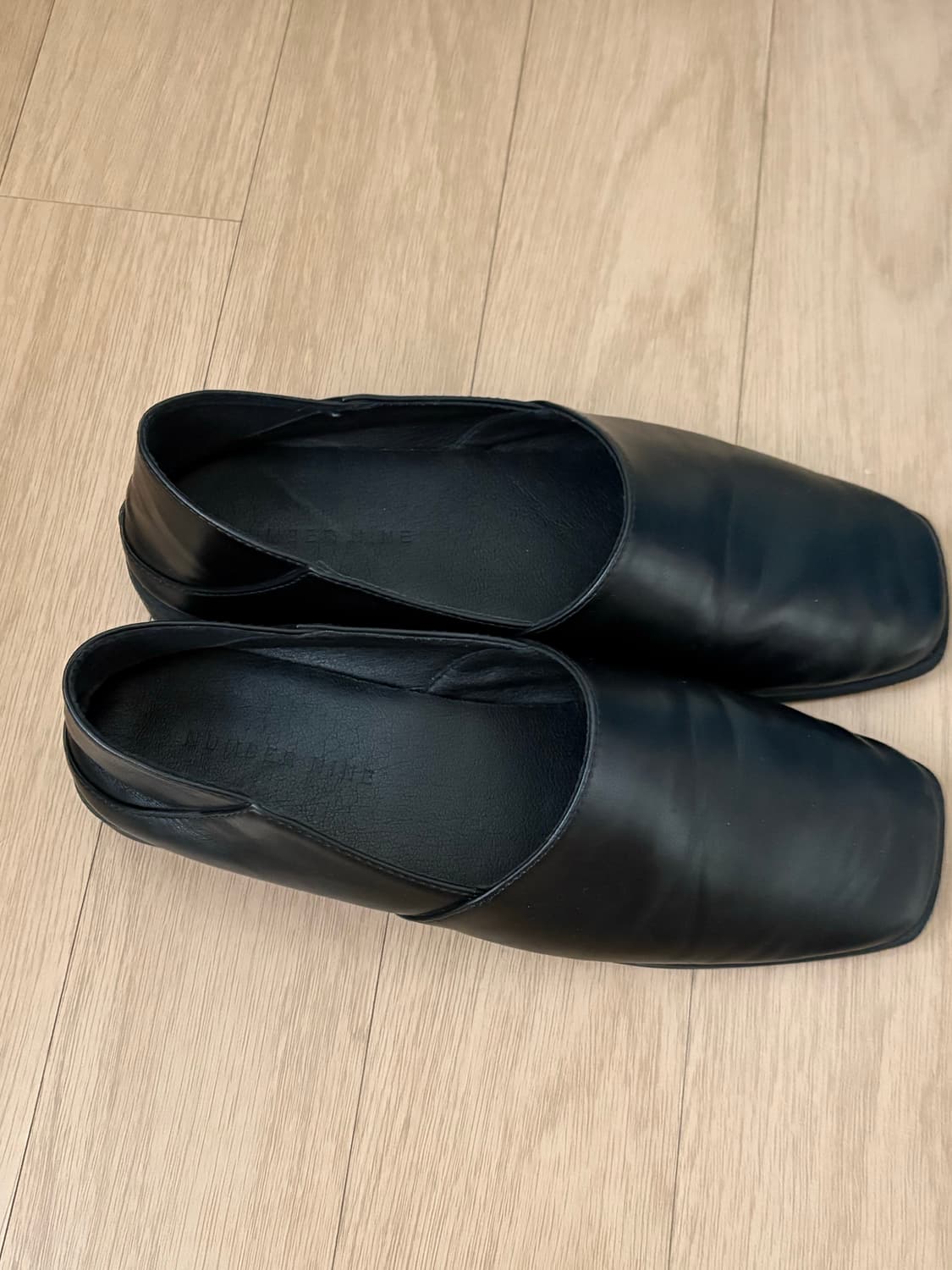 스퀘어 플랫 슈즈 상품이미지3