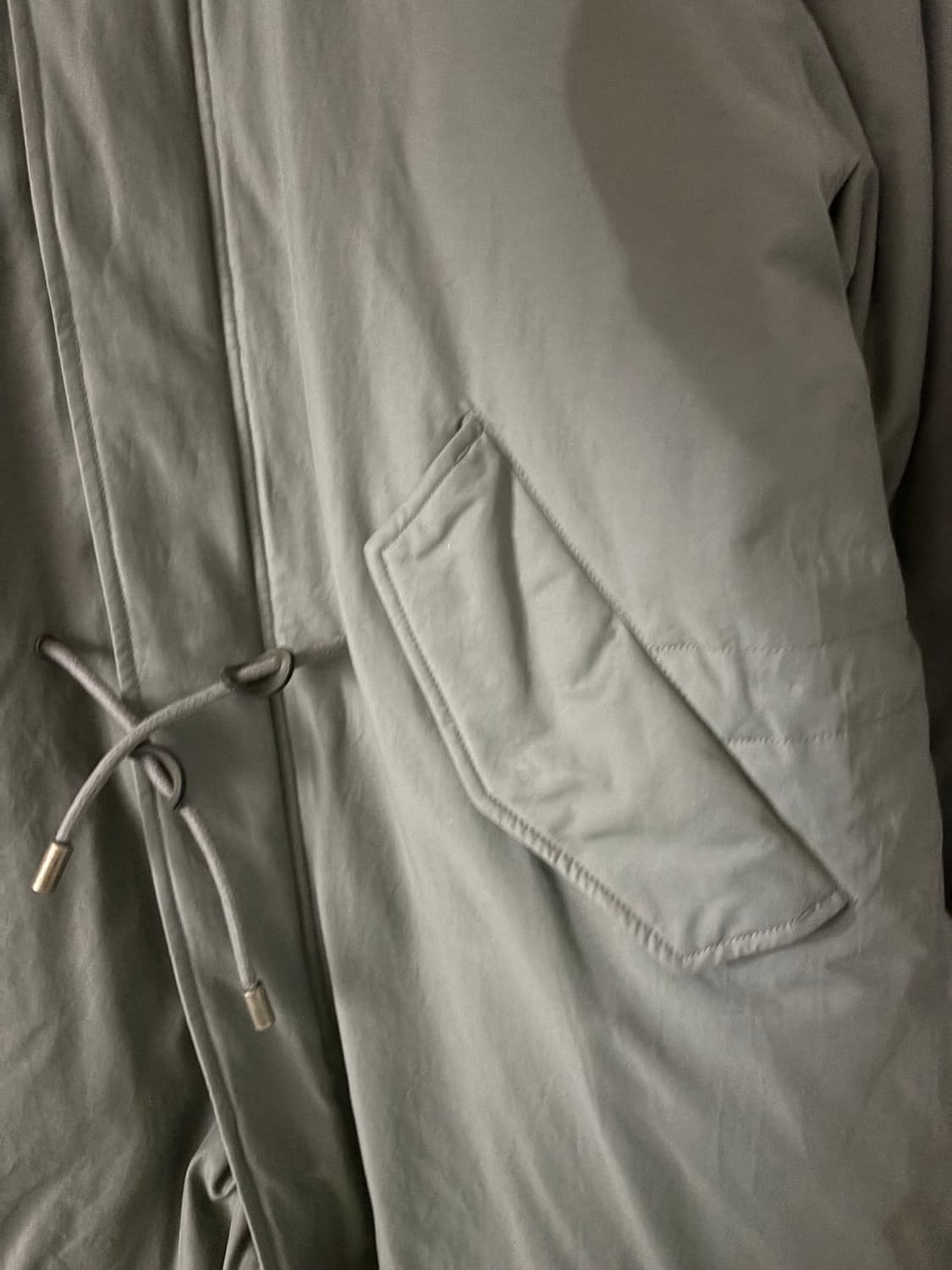 Jeep 카키 야상 롱패딩 개파카 이준호 착용 상품이미지6