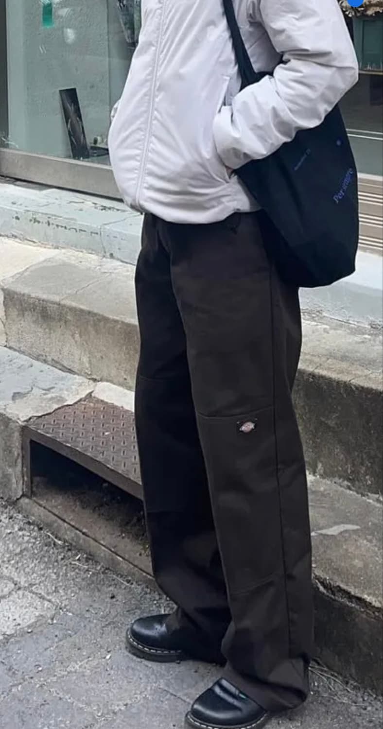 더블니 85283 루즈핏 워크팬츠 Dark Brown 상품이미지3