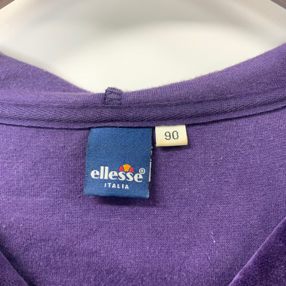 엘레쎄 자수로고 벨루어 벨벳 후드집업 상품이미지7