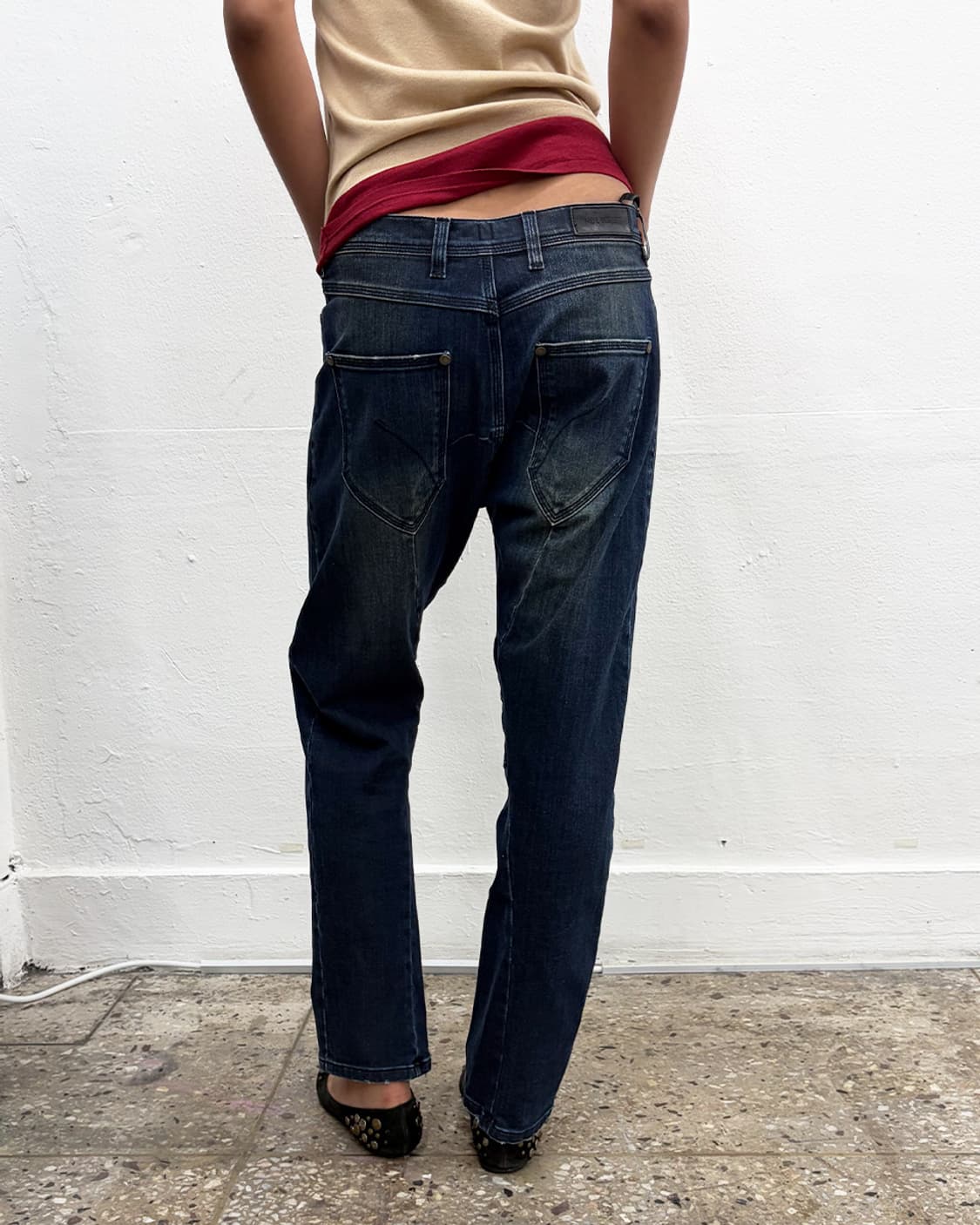 닐바렛 커브드 패널 데님 팬츠 상품이미지2